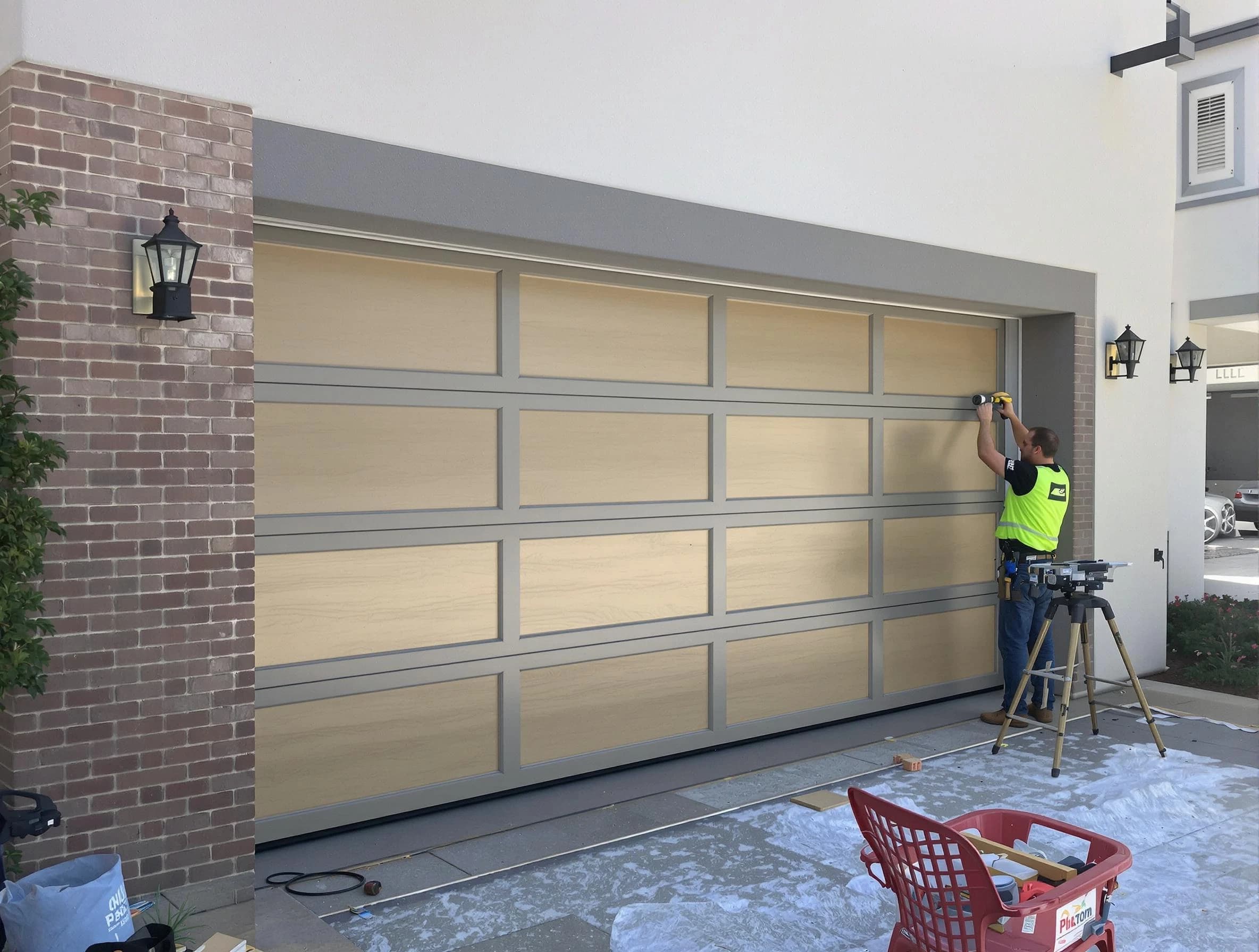 Garage door replacement service by Norwood Garage Door Repair in Norwood