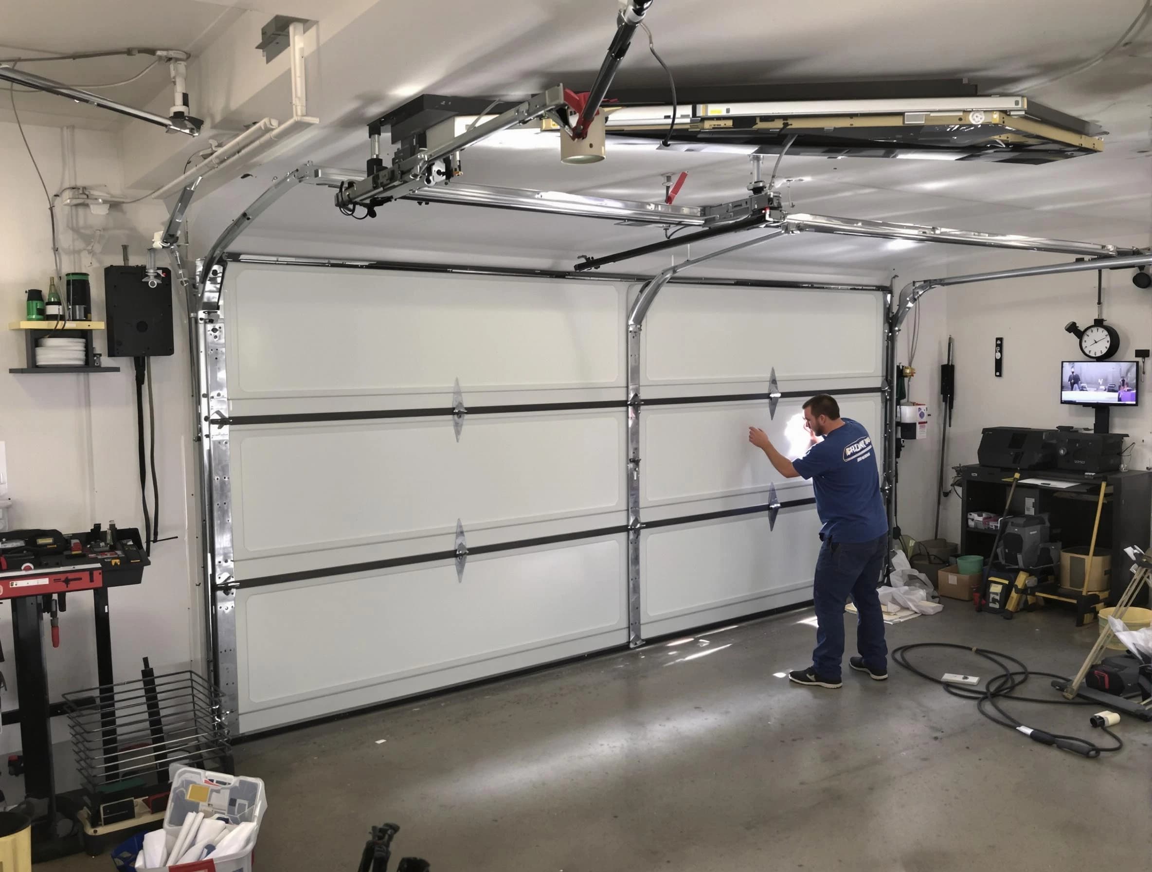Professional garage door repair service by Norwood Garage Door Repair in Norwood