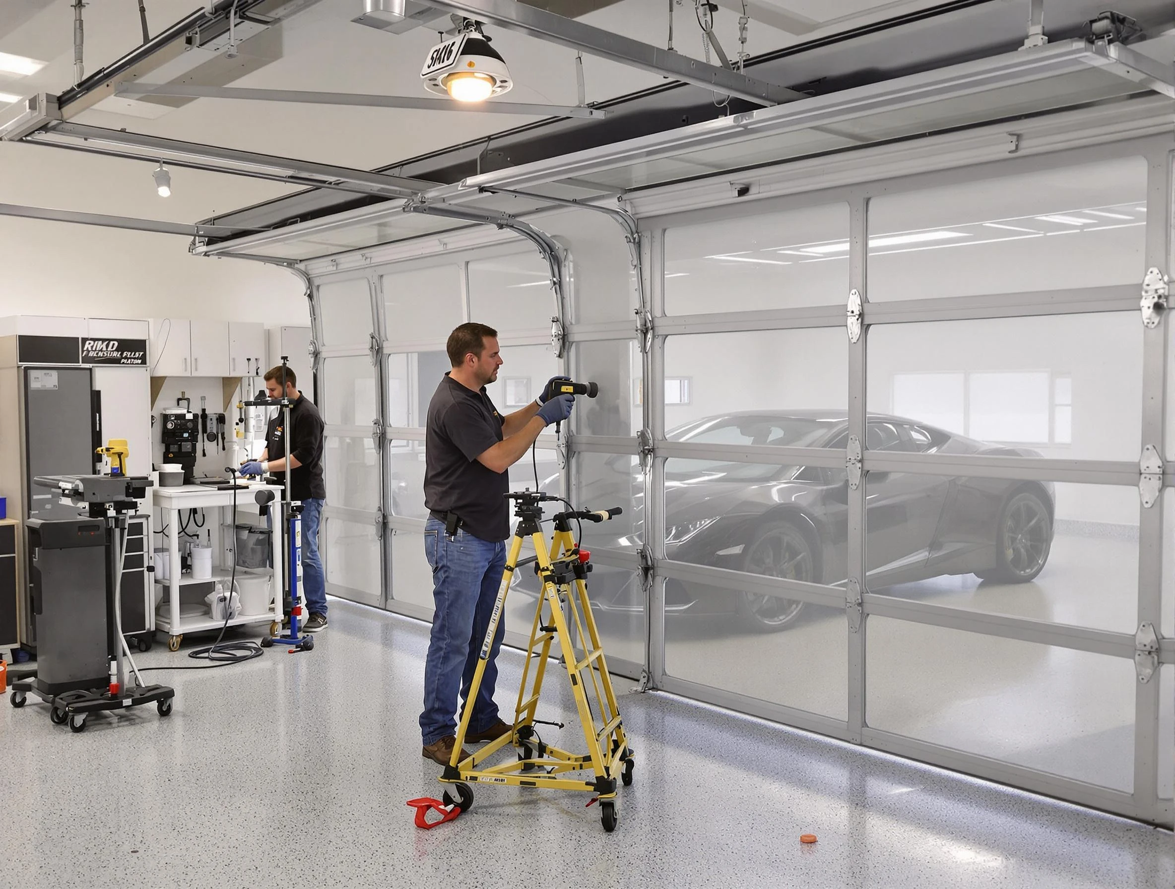 Garage Door Dents Repair in Norwood