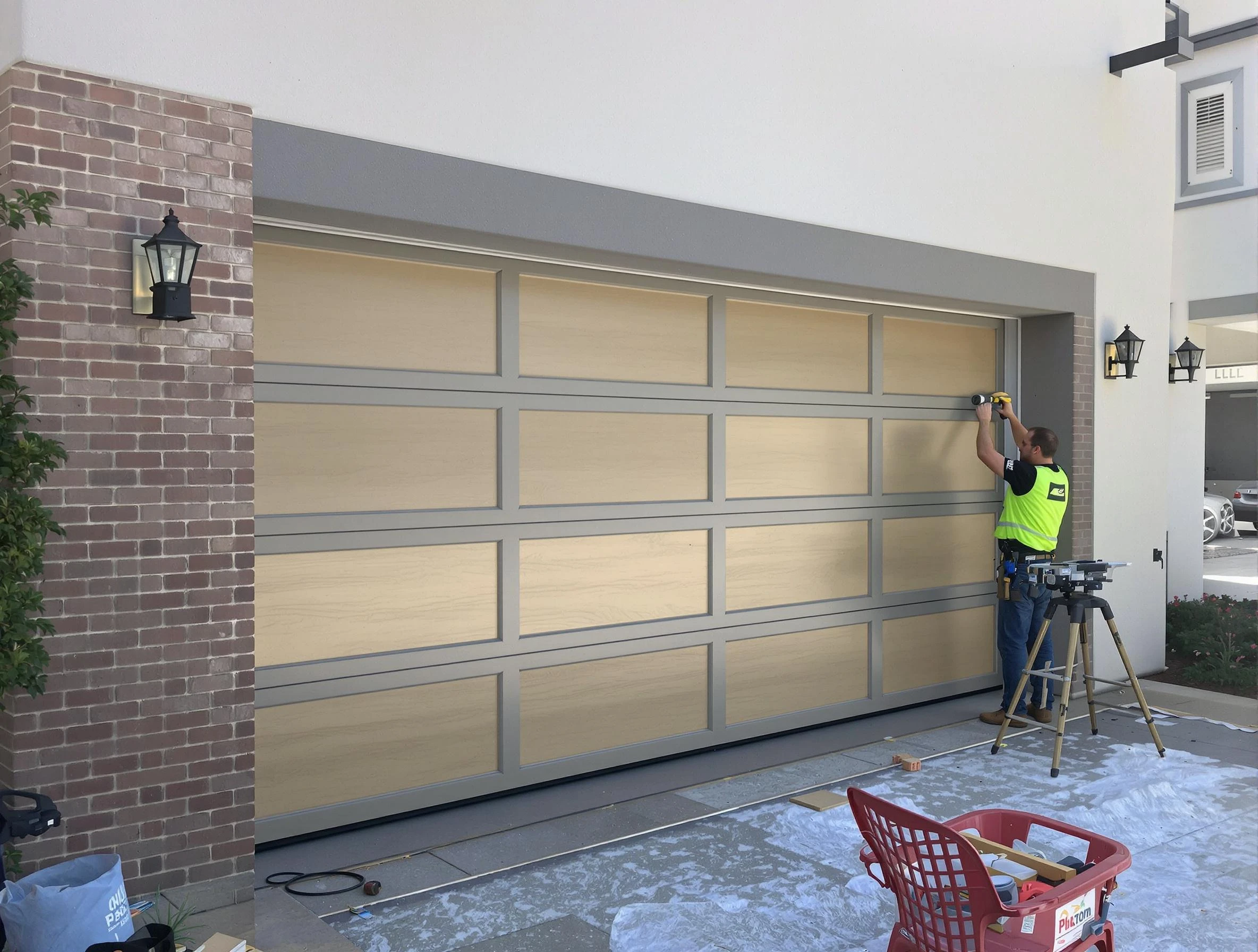 Garage door replacement service by Norwood Garage Door Repair in Norwood