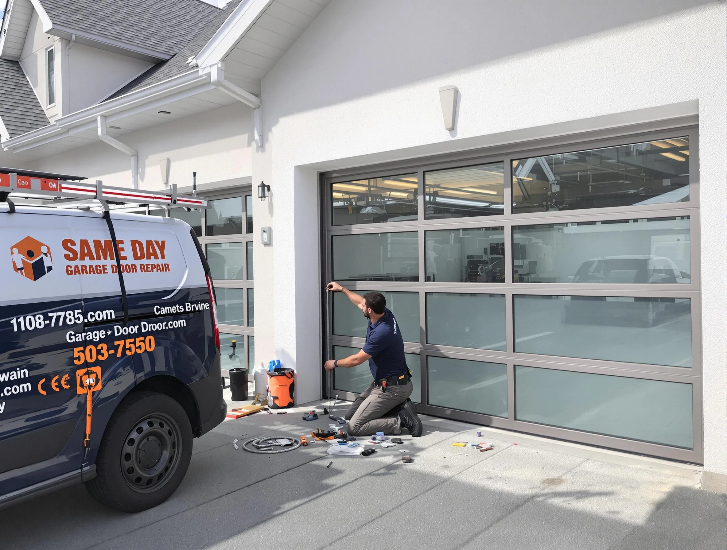 Same-day garage door repair service by Norwood Garage Door Repair in Norwood